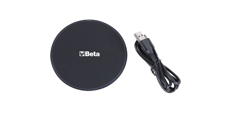 BETA - Base di ricarica wireless con funzione quick charger e indicatore stato di carica FAST CHARGE.