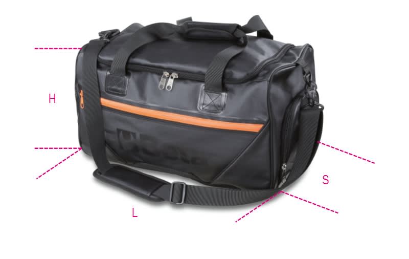 BETA - Borsone in poliestere spalmato/poliestere oxford 600D, dimensioni 47x28x25 cm JOGGING J 2.0