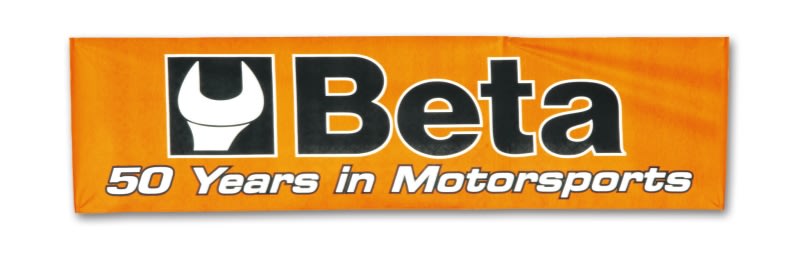 BETA - Rotolo 10 loghi Beta in tnt, rotoli striscioni 10 loghi Beta 30mt tnt.