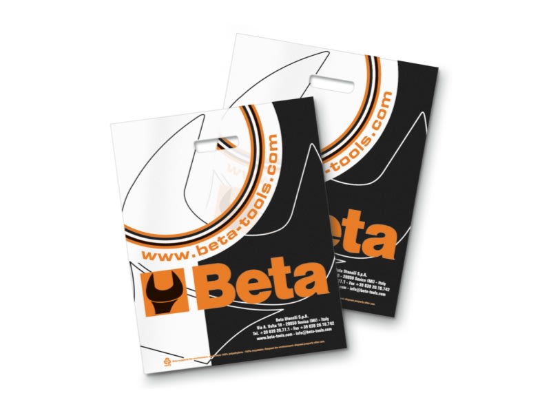 BETA - Shopper in polietilene con soffietti laterali, shoppers beta polietilene p, ideali per ogni esigenza. 095691001