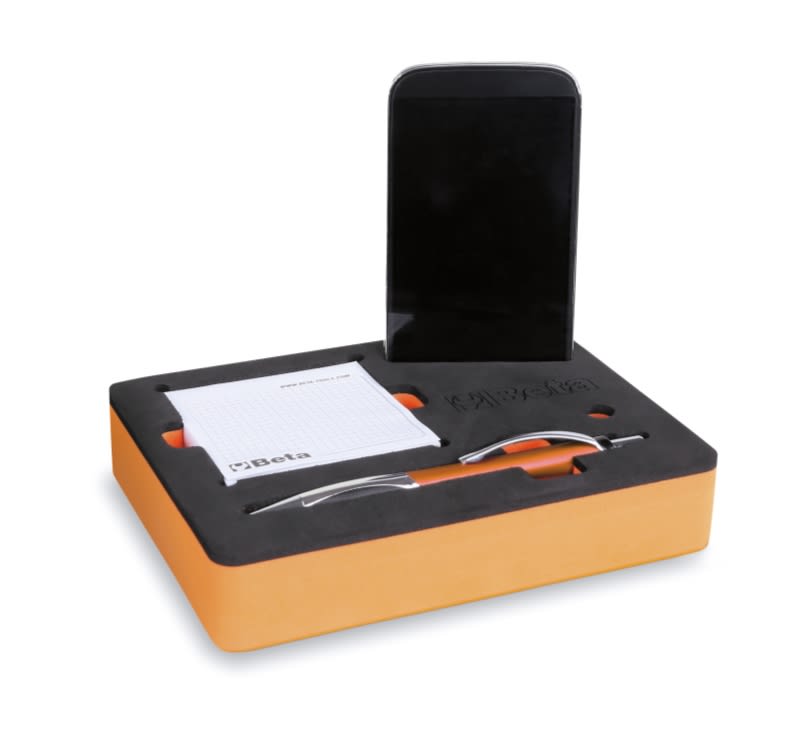 BETA - Termoformato morbido con 1 penna e 2 block notes SOFT MODULES 1/8 con biro + 2 notes M.