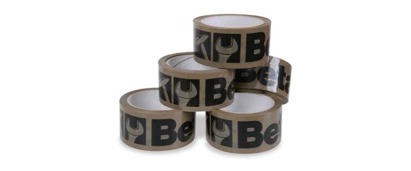 BETA - Confezione da 36 rotoli nastro adesivo imballo logo Beta avana A/36.