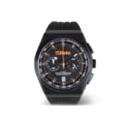 BETA - Cronografo, cassa in acciaio, water resistant 5ATM, cinturino in silicone, orologi crono analogici a.