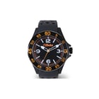 BETA - Orologio analogico, cassa in plastica soft touch con ghiera in metallo, water resistant 3ATM, cinturino in silicone. Orologi analogici water resist. W.