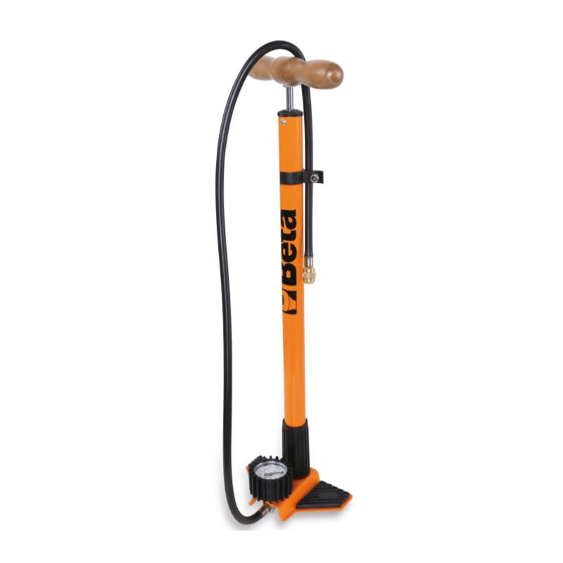 BETA - Pompa a colonna con manometro per il gonfiaggio di tutti i tipi di bicicletta Bike a colonna con manometro P. 095970100