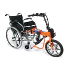 BETA - Sistema ausiliario di spinta TRIOWAY by ATALA® elettrico agganciabile alla carrozzina REHA COMFORT in dotazione UNITA DI PROPULSIONE TRIOWAY+CARROZZINA.