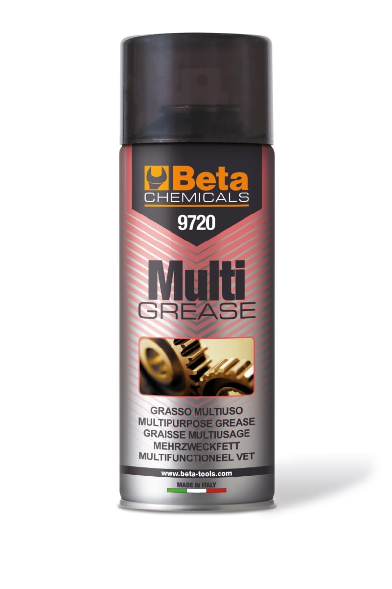 BETA - Grasso lubrificante spray multiuso, ideale per molteplici applicazioni, disponibile in formato 400 ml.