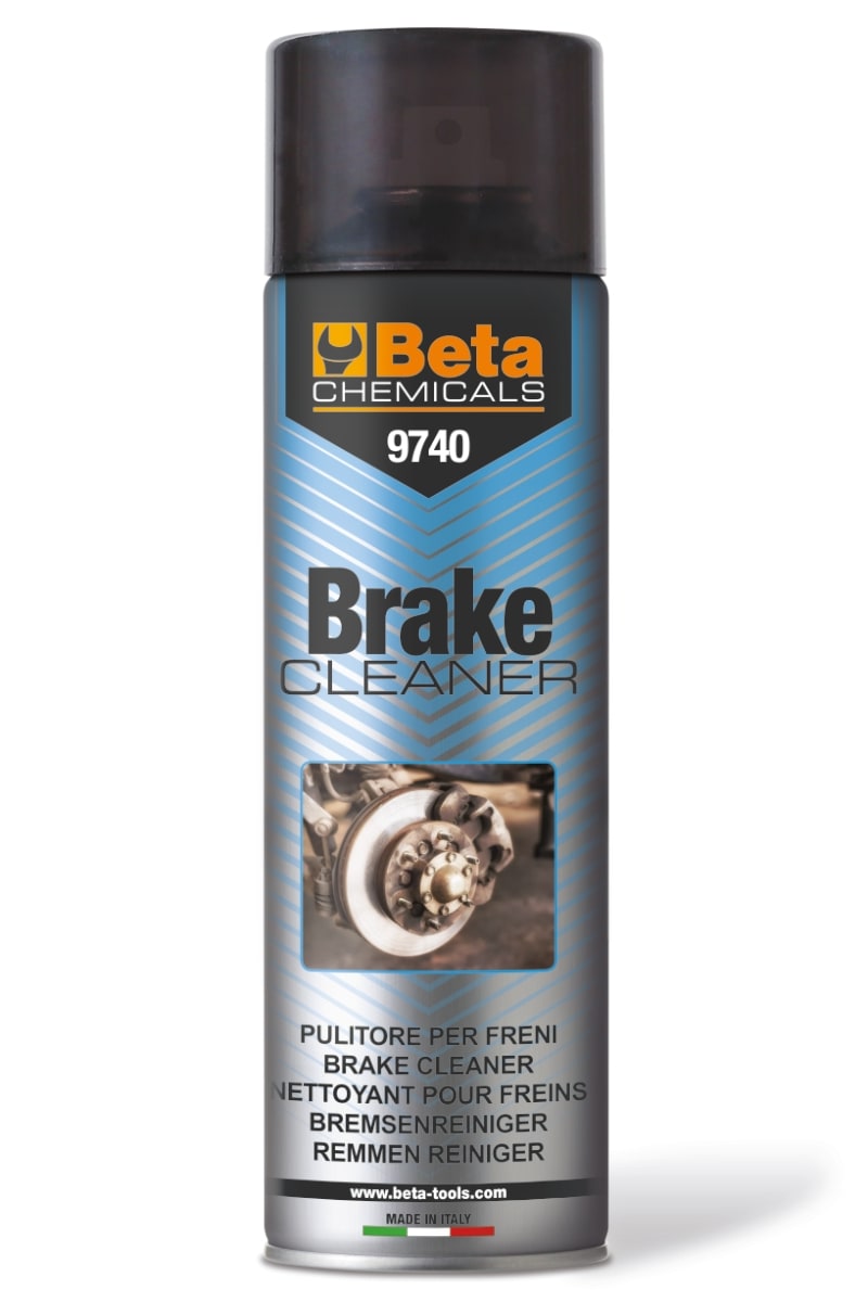 BETA - Pulitore per freni, ideale per rimuovere grasso e olio. Pulitori freni metalli 500 ml (2), perfetti per una pulizia efficace e duratura.