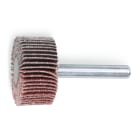 BETA - Ruote lamellari 30x20 con gambo 6 in tela abrasiva al corindone gr80.
