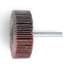 BETA - Ruote lamellari con gambo, lamelle in tela abrasiva al corindone 60x30 GR120.
