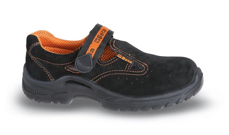 BETA - SANDALI SCAMOSCIATI BLACK UNISEX BKK 45
