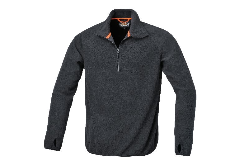 BETA - MICRO PILE 180GR. ZIP CORTA BLACK TG.M