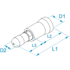 BM - SPINOTTO CILIND MASCHIO ISOL 2,5 D5