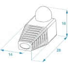 BM - COPRI PLUG RJ45 VERDE 01060V