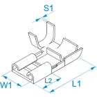BM - TERM OT BANDIERA 1 6,3X0,8 01195