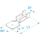 BM - TERM ST MASCHIO 2,5 6,3X0,8 01281