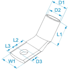 BM - TERM DA TUBO 16 F 10 45 GRADI