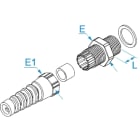 BM - PRESS NY IP68 PG16 SPIRALE RAL9005