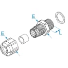 BM - PRESS NYLON IP 68 M63X1,5 RAL9005