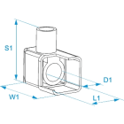 BM - MORSETTO UNIPOLARE 25 MMQ