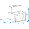 Miniatura Dimensioni prodotto 1