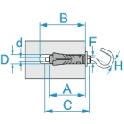 BM - TASS. ACCIAIO TMN 6 GANCIO