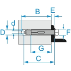BM - TASS. ACCIAIO TMP10 VITE 8X90 F3128