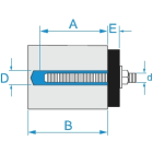 BM - BARRA FIL BF 8X110 X RESINA