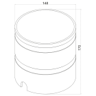 INGEGNERIE MECCANICHE - CONTROCASSA PER OLAR ASIMMETRICO 40 AL40A