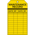 BRADY - TAG-E MAINTENANCE-100X175MM - 10 PEZZI