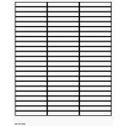 BRADY - WOB-1065-W.M.R. - 1725 Etichetta scrivibile vuota in fogli bianco con bordo.