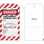 BRADY - Cartellini perforati in due parti - 25 T.