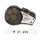 BRADY - Etichette in nylon 0.5 x 16 pollici nere e bianche per stampante palmare BMP21 e LABPAL - 1 nastro.