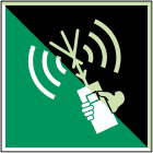 BRADY - Segnaletica - Radiotelefono a due vie VHF ISO 7010.