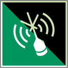 BRADY - Segnaletica - Radiofaro indicatore di posizione di emergenza ISO 7010.