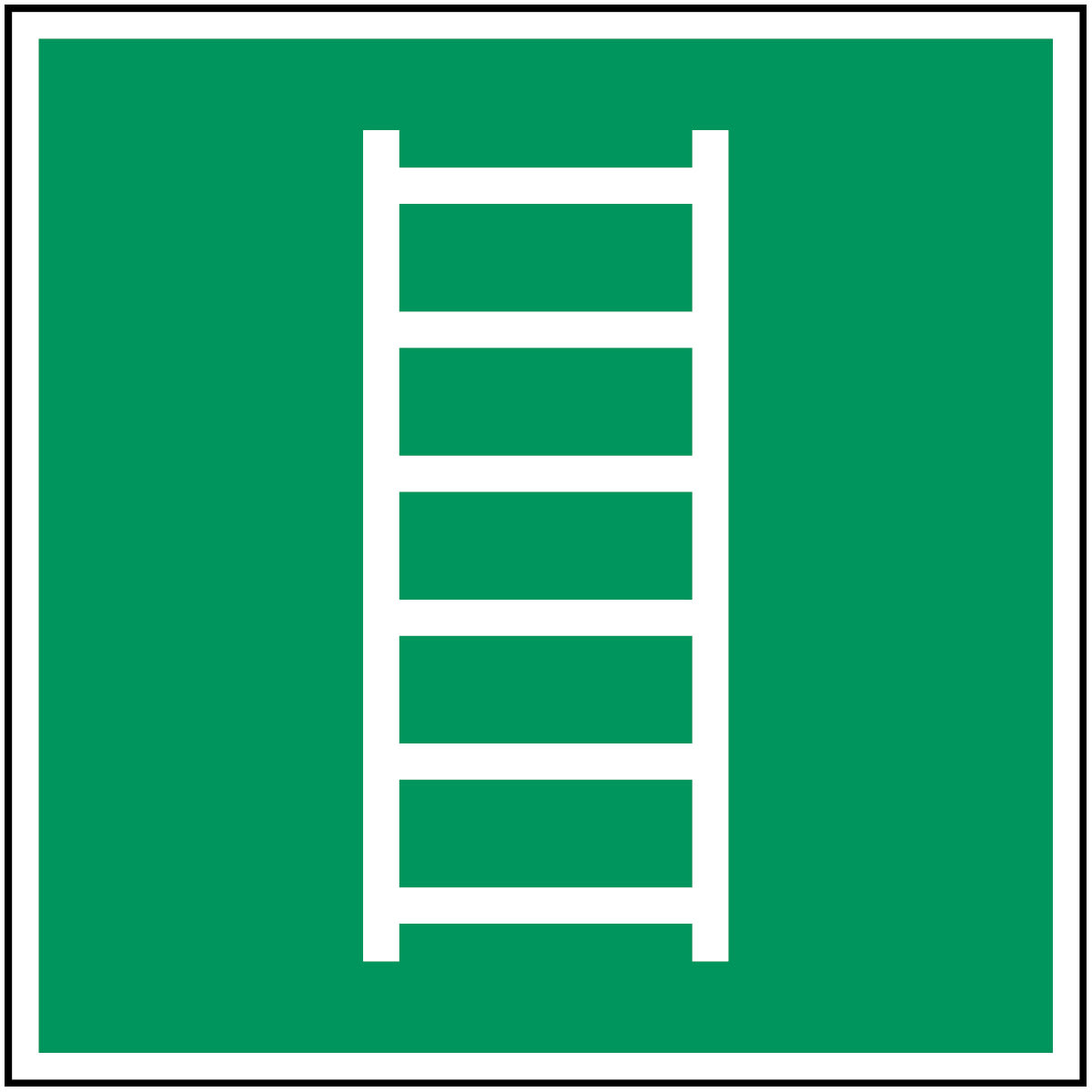 BRADY - Scala di sfuggita - ISO 7010 - 1 segnale