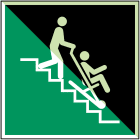 BRADY - Sedia di evacuazione ISO 7010 - 1 segn