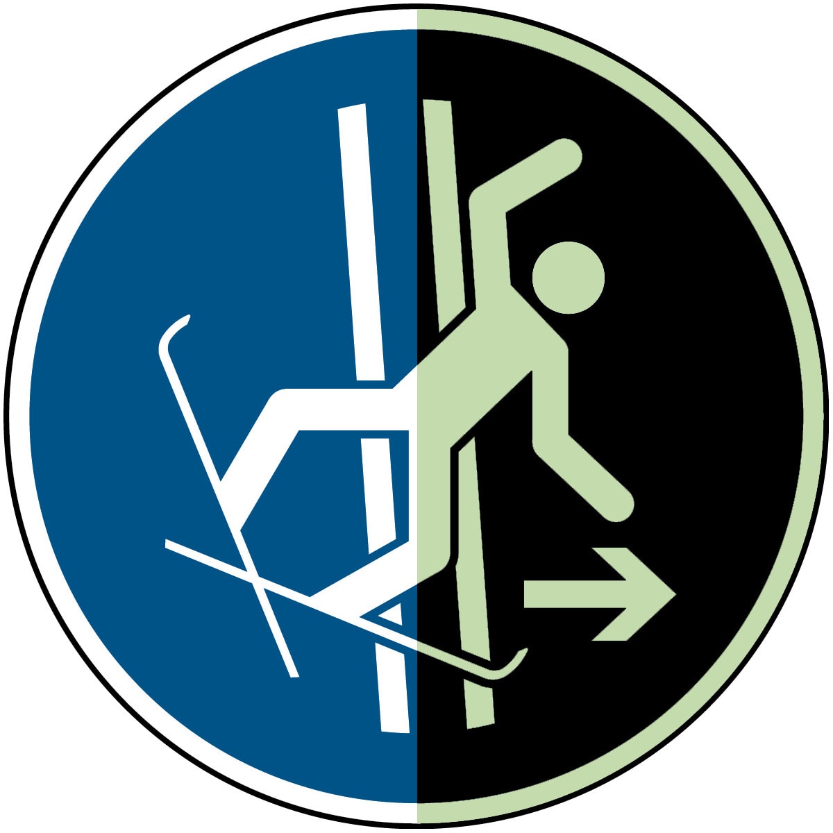 BRADY - M035 Pholumc Dia200 Segn Lasciare immediatamente pista caduta ISO 7010.