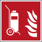 BRADY - Estintore carrellato - ISO 7010 - 1 segn.