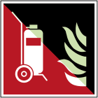 BRADY - Estintore carrellato - ISO 7010 - 1 segn.