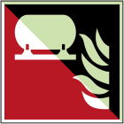 BRADY - Segnaletica - 1 segnale antincendio fisso ISO 7010.