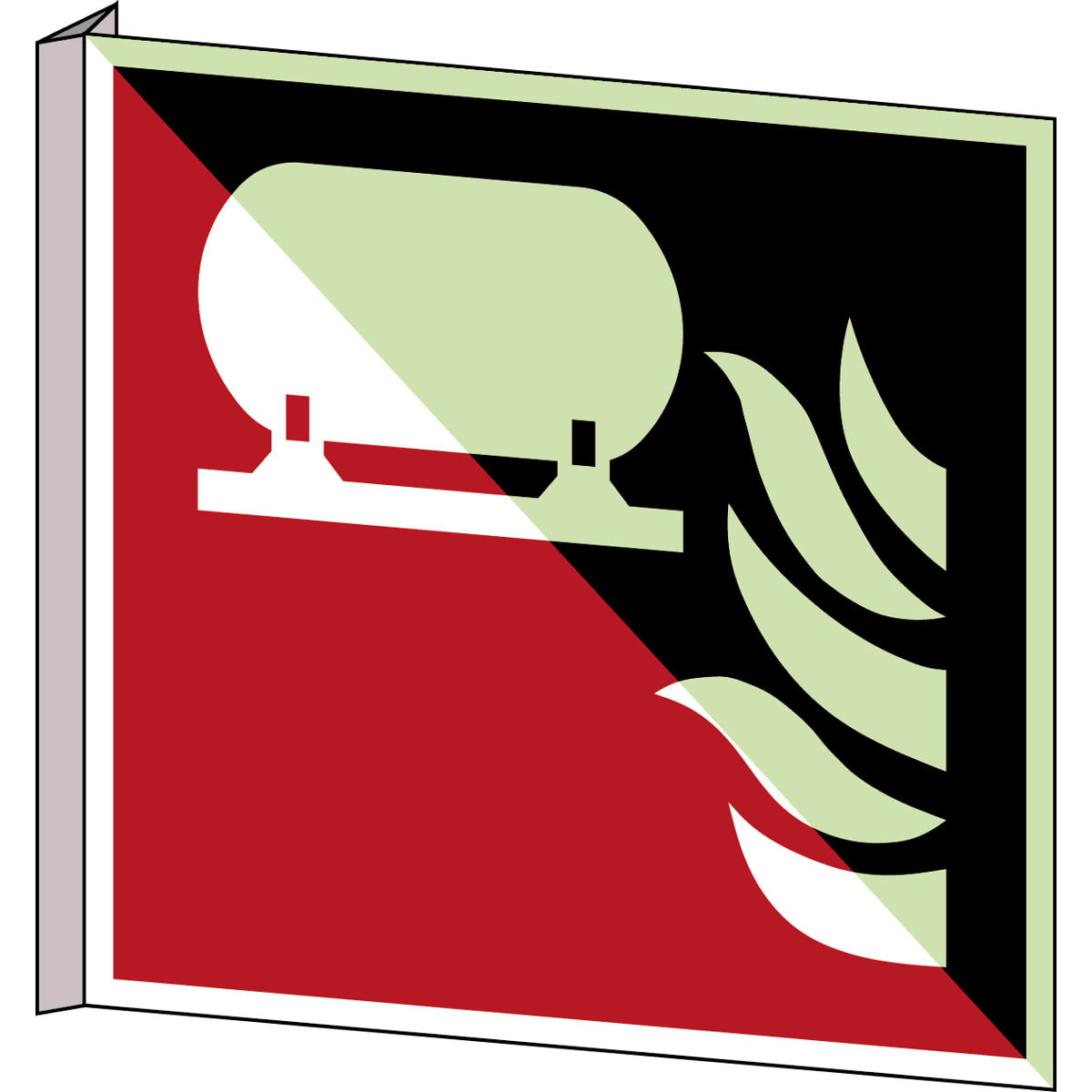 BRADY - Segnaletica - 1 segnale per impianto antincendio fisso ISO 7010.