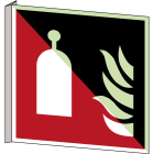 BRADY - Segnaletica - Dispositivo di attivazione a distanza per sistemi antincendio conforme a ISO 7010.