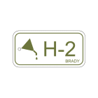 BRADY - Energy Tag H 2 75x38mm PP 25 targhetta per fonti di energia idrauliche.