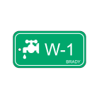 BRADY - Targhetta per fonti di energia - acqua - ENERGY TAG-W-1-75X38MM-PP/25 - 25 TAG.