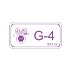 BRADY - Energy Tag G 4 75x38mm PP 25 targhetta per fonti di energia gas.