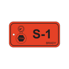 BRADY - Energy Tag 1-75x38mm PP/25 - Targhetta per fonti di energia vapore.