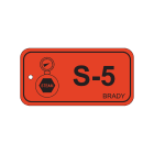 BRADY - Energy Tag S 5 75x38mm PP 25 targhetta per fonti di energia vapore.