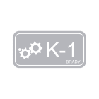 BRADY - Energy Tag K-1-75x38mm-PP/25 - Targhetta per fonti di energia cinetiche.