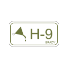 BRADY - Energy Tag H 9 75x38mm PP 25 targhetta per fonti di energia idrauliche.